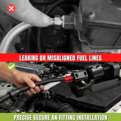 4-16AN Fuel Line Fittings Installation Tool Kit