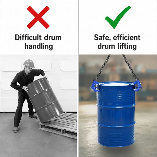 2-Pack Quick Chain Drum Lifter