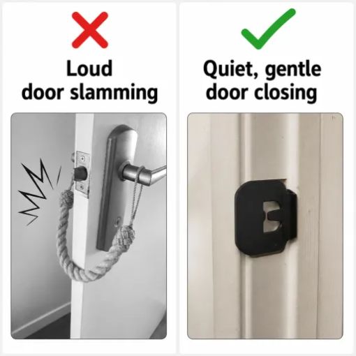 Anti-slam Door Silencer Strike Plate
