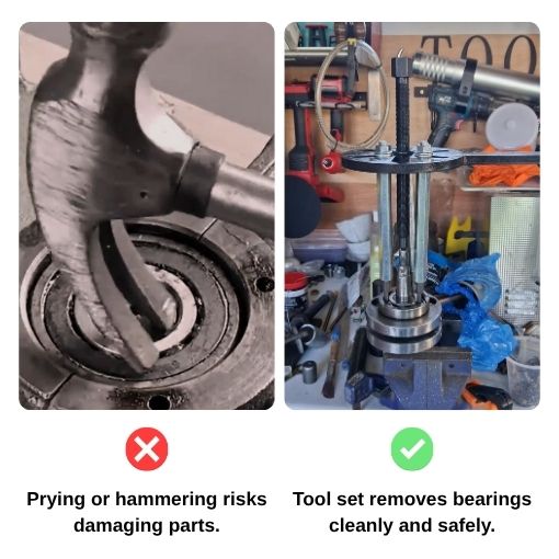 Multi-functional Bearing Removal Tool Kit