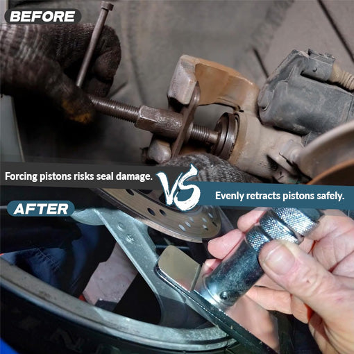 Heavy-Duty Motorcycle Brake Caliper Spreader Tool