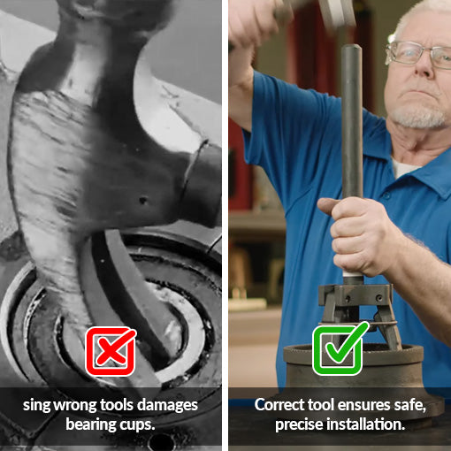 Heavy Duty Bearing Cup Remover & Installer Tool