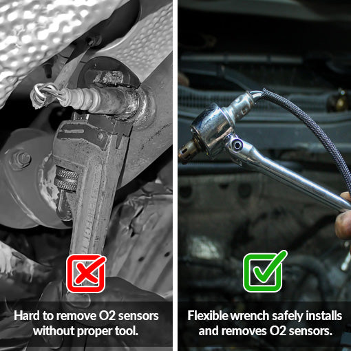 Oxygen Sensor Flexible Double-Sided Head Wrench