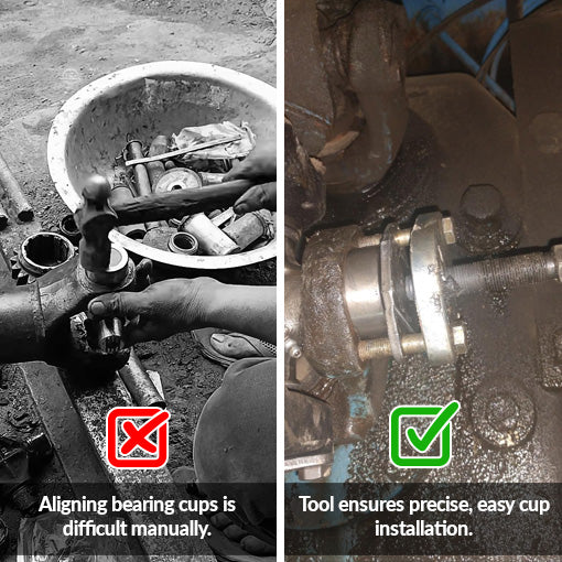 Truck Bolt-Retained Bearing Cup Installer