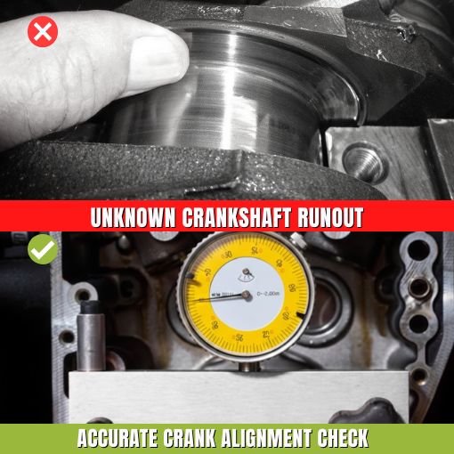 Crank Runout Measuring Tool for Harley