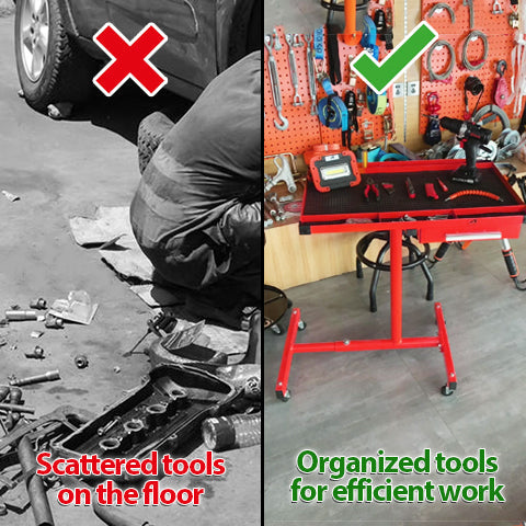 Heavy Duty Tear Down Tray and Work Table