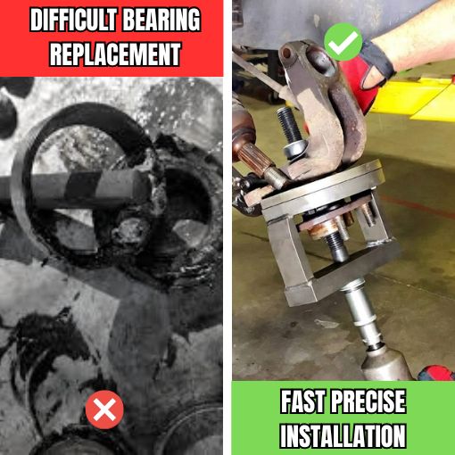 Heavy Duty Master Wheel Hub and Bearing Removal Tool Set