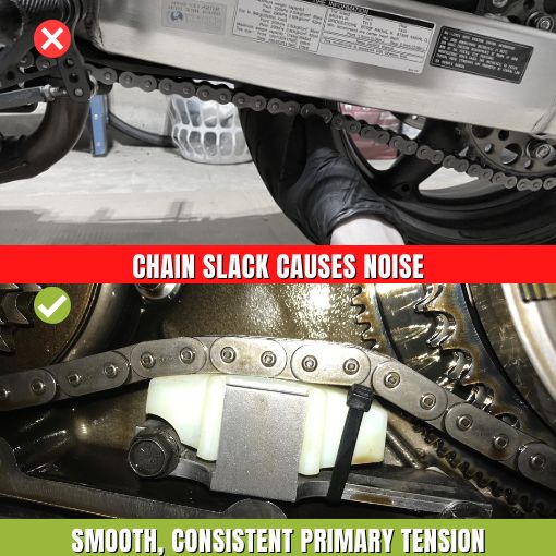 Primary Chain Tensioner Upgrade for Harley