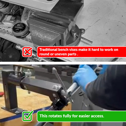 Rotating Bench Shop Vise Clamp