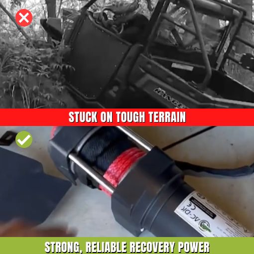 UTV Heavy Duty Winch Complete Kit