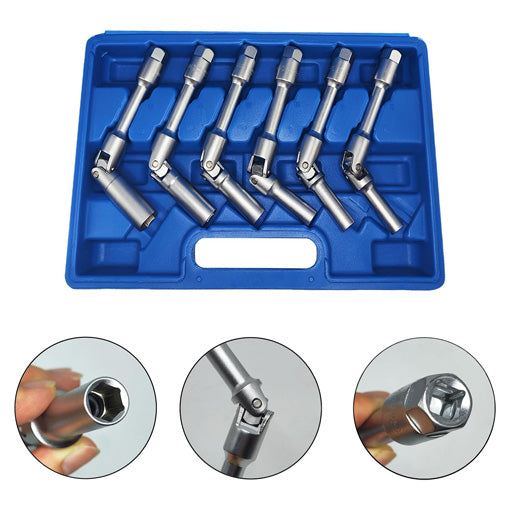 Universal Joint Extra Long Glow Plug Socket Set