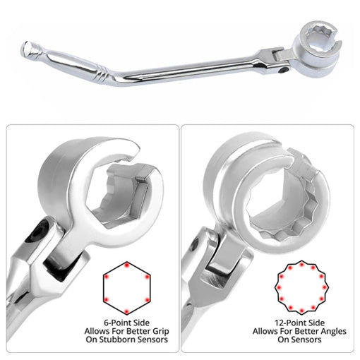 Oxygen Sensor Flexible Double-Sided Head Wrench