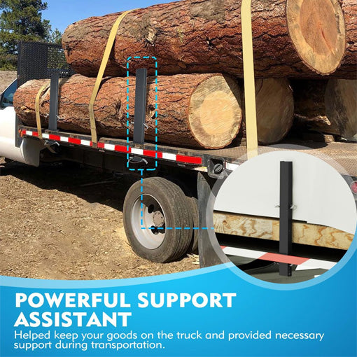 Heavy-Duty Adjustable C Channel Pipe Stake For Trailer