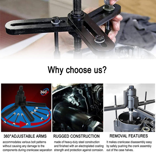 Crankcase Splitter Separator & Installer Tool