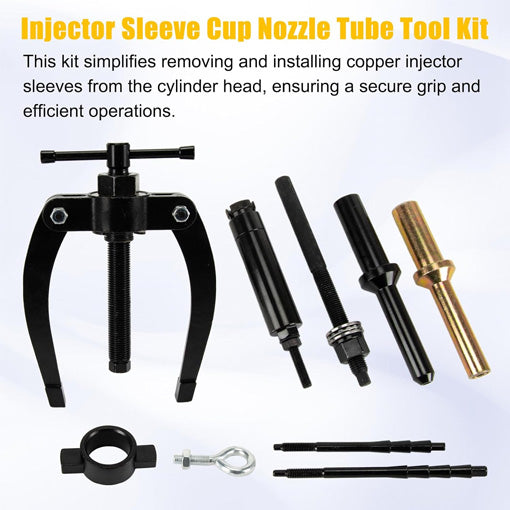 Injector Nozzle/Cup/Sleeve/Tube Remover & Installer Set For Volvo Truck