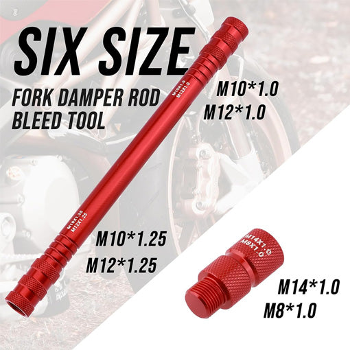 6-in-1 Motorcycle Fork Damper Rod Bleed Tool