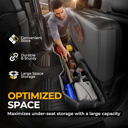 Upgraded Rear Under Seat Storage Box
