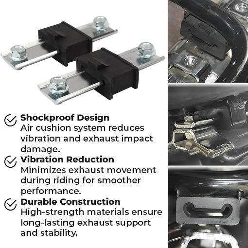 Motorcycle Rubber Muffler Mount Isolator Replacement