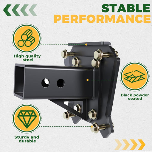 Bolt-On Bumper Tow 2“ UTV Rear Hitch Receiver