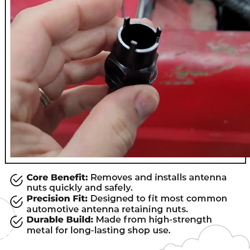 Antenna Nut Socket Removal Tool
