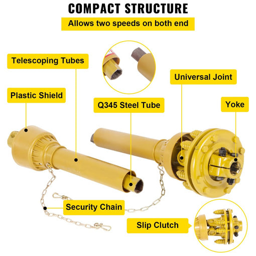 PTO Shaft with Slip Clutch