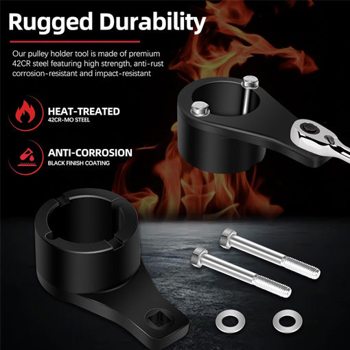 Crankshaft Damper Pulley Holding Holder Harmonic Tool