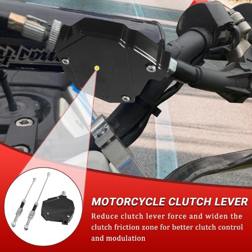 Aluminum Motorcycle Easy Stunt Pull Clutch Cable Lever Replacement