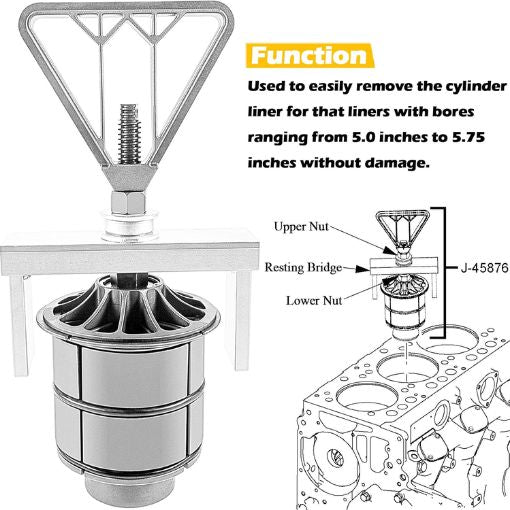 Cylinder Pack Liner Puller Remover Tool
