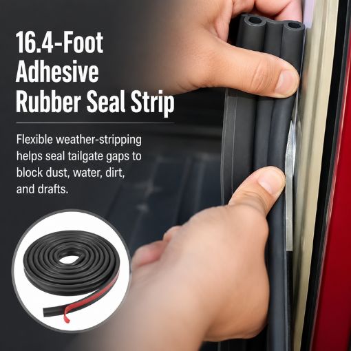Universal Truck Tailgate Weatherstripping Seal Kit