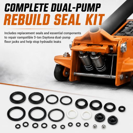 3-Ton Floor Jack Repair Rebuild Seal Kit