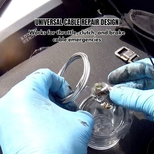 Universal Motorcycle Emergency Throttle Cable Repair Kit