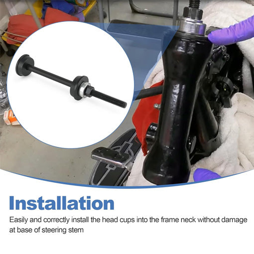 Steering Head Bearing Installer for Harley