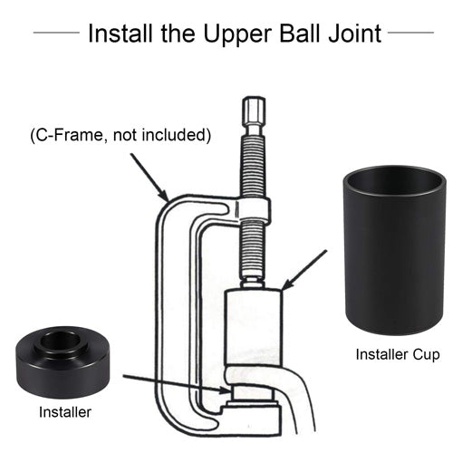 Ball Joint Service Adapter Set for Dodge Ram