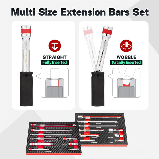 Ratchet Wobble Extension Set