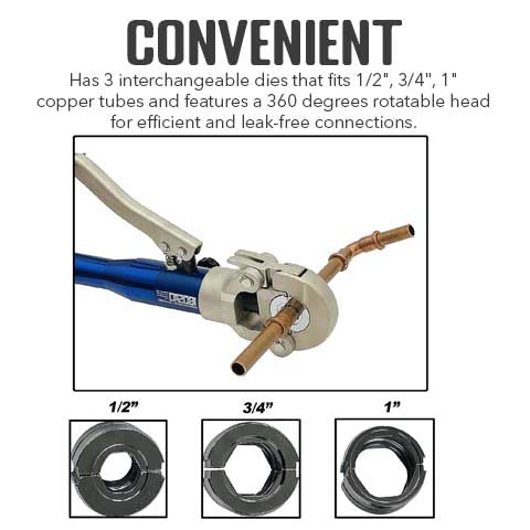 Hydraulic Copper Pipe Crimper Tool