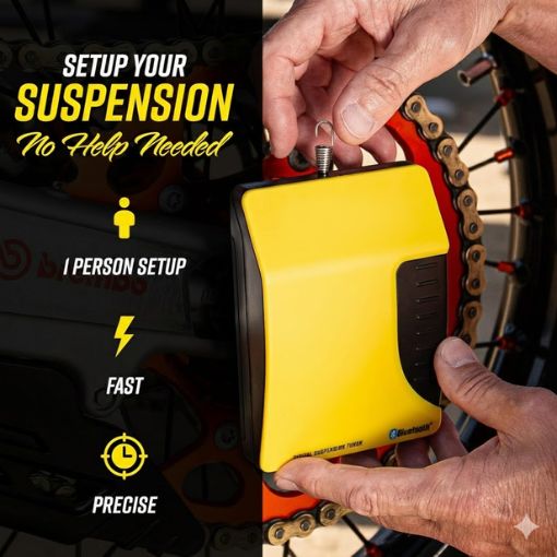 Motorcycle Digital Sag Scale for Suspension Tuning