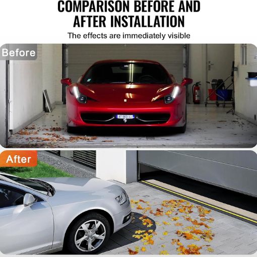 16 FT Garage Door Threshold and Bottom Seals Kit