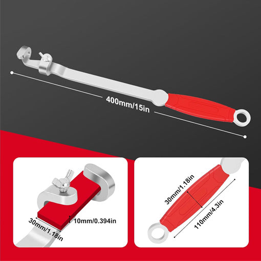 Non-drop Wrench Extender Tool Bar