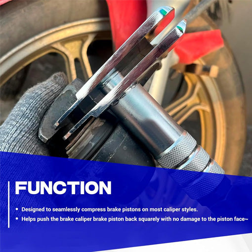 Heavy-Duty Motorcycle Brake Caliper Spreader Tool