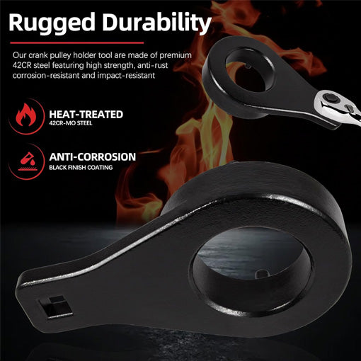 Harmonic Damper Pulley Holding Tool for Toyota 3.4L V6 Engines