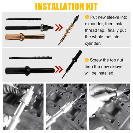 Injector Nozzle/Cup/Sleeve/Tube Remover & Installer Set For Volvo Truck