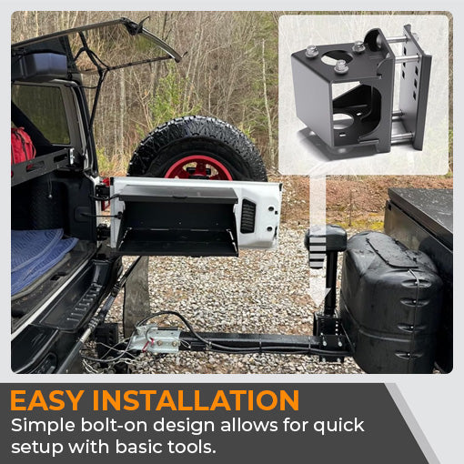 Trailer Tongue Jack Bolt-On Relocation Kit
