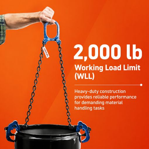 2-Pack Quick Chain Drum Lifter
