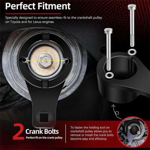 Crankshaft Damper Pulley Holding Holder Harmonic Tool