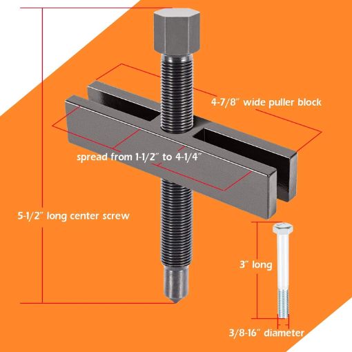 Large Gear, Pulley Puller, and Shaft Protector Set