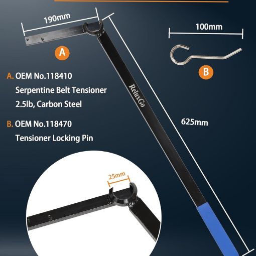 Mini Cooper Serpentine Belt Removal Tensioner Tool