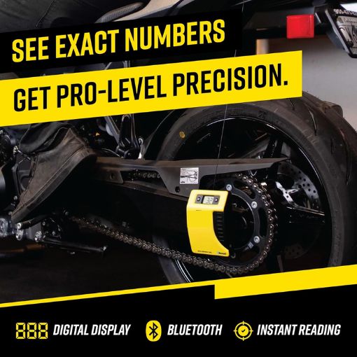 Motorcycle Digital Sag Scale for Suspension Tuning