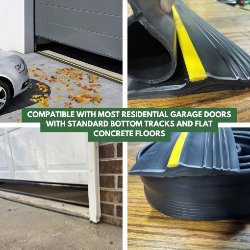 16 FT Garage Door Threshold and Bottom Seals Kit