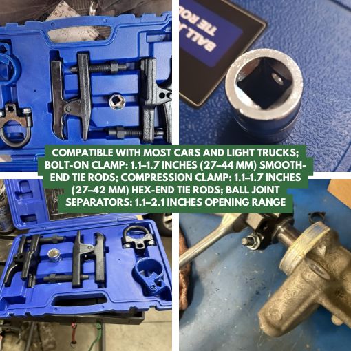 2-in-1 Inner Tie Rod End Tool & Ball Joint Separator Set