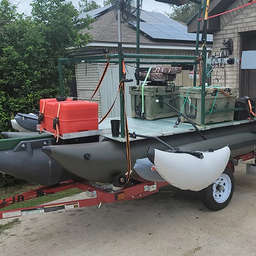 Clamp-On Swivel Boat Seat